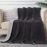 Ultra-Soft Thick Micromink Sherpa Blanket Throw For Couch, Reversible Fuzzy Warm Throw Blanket All Season For Men Women Gifts