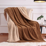 Ultra-Soft Thick Micromink Sherpa Blanket Throw For Couch, Reversible Fuzzy Warm Throw Blanket All Season For Men Women Gifts