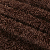 Fuzzy Faux Fur Throw Blanket for Couch, Extra Soft Warm Fluffy Fleece Blanket Throw for Couch, Sofa, Travel, Lightweight Decorative Brown