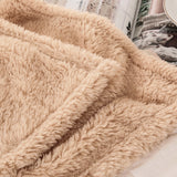 Fuzzy Faux Fur Throw Blanket for Couch, Extra Soft Warm Fluffy Fleece Blanket Throw for Couch, Sofa, Travel, Lightweight Decorative Beige