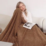 Ultra-Soft Thick Micromink Sherpa Blanket Throw For Couch, Reversible Fuzzy Warm Throw Blanket All Season For Men Women Gifts