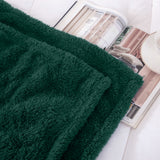 Fuzzy Faux Fur Throw Blanket for Couch, Extra Soft Warm Fluffy Fleece Blanket Throw for Couch, Sofa, Travel, Lightweight Decorative Olive Green