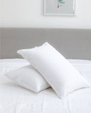 Gemarwel 100% Washed Linen Solid Sheet Set - White