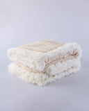 Gemarwel Sherpa Fleece Blanket Full Size -  Cream