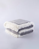 Gemarwel Sherpa Fleece Blanket Full Size - Grey