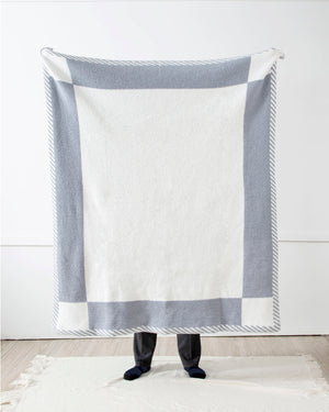 Gemarwel Feather Yarn Blanket - Grey