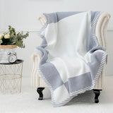 Gemarwel Feather Yarn Blanket - Grey