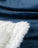 Gemarwel Sherpa Fleece Blanket Full Size -  Blue