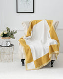 Gemarwel Feather Yarn Blanket - Yellow