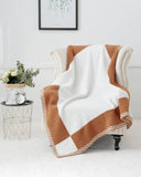 Gemarwel Feather Yarn Blanket - Brown