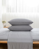 Gemarwel Bamboo Solid Sheet Set (250T)  - Light Gray